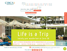 Tablet Screenshot of circa39.com